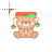 Bears Cursors Set - Watermelon Bear cursor