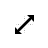 Meyerholtian Black Diagonal Resize 2 cursor