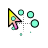PinkYellow Loading Cursor cursor