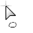 white cursor