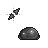 Black Slime (Diagonal Resize 2) cursor