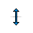 Vertical resize cursor