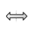 Horizontal resize cursor
