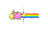 nyan the cat as pikachu hor resize cursor