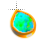 Right blue-green opal in good cursor