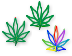 Pot Leaf Cursors preview