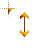 Vertical resize cursor