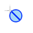 Blue unailavable cursor