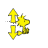 Vertical resize cursor