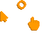 Simple Orange Cursors preview
