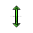 Vertical resize cursor