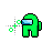 Green Diagonal Resize2 Cur cursor