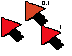 Black and Red 1 Cursors cursor preview