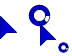 Blue-Arrows Cursors cursor preview