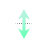 Vertical resize cursor