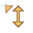 Vertical resize cursor