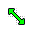 Diagonal resize 1 Aero green cursor