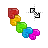 rainbow hearts diag resize right cursor