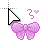 Purple Bow (Lazo Morado) Cursors preview