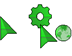 Cyberpunk Blue Cursors preview