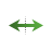 Horizontal resize cursor