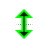 Vertical resize cursor