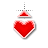 Red heart pulse alternative cursor