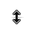Vertical resize cursor