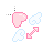 [Angel heart set] diagonal resize 2 cursor