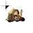 running mouse with chinease hat cursor