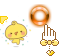 Pink & Yellow Bunny Cursors preview