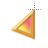 Left Rainbow Gold point cursor