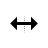 Horizontal resize cursor