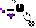 Purple Heartz Cursors preview