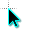 Windows 7 Black Infernal Cyan Edit Cursors preview