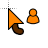 pumpkin-person cursor