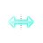 Horizontal resize cursor