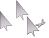 Metal grey bevelled 2 Cursors preview