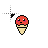red ice cream cursor