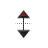 Vertical resize cursor