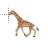 running giraffe cursor