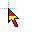spain flag pointer cursor