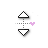 Vertical resize cursor