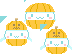 (High Pixel) Sanrio Kawaii Cinnamoroll Blue Cursors preview