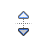 Vertical resize cursor