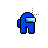 Blue among us Alternative Cursor cursor