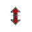 Vertical resize cursor