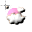Cloud PINK moon b cursor