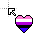 pride (genderfluid) cursor