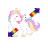 unicorn diag resize left cursor